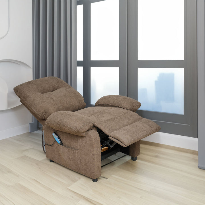 Recliner Chair with Massage and Footrest for Adults