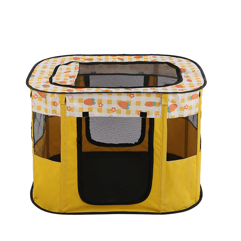 Portable Pet Playpen for Safe Indoor Puppy and Kitten Play