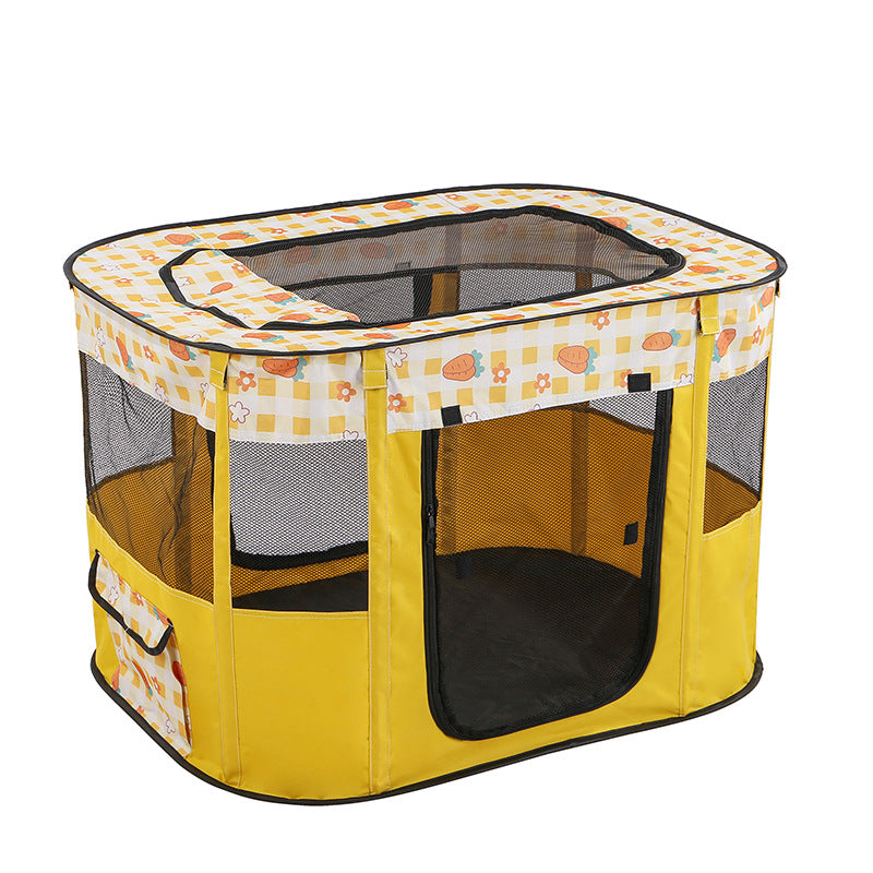 Portable Pet Playpen for Safe Indoor Puppy and Kitten Play