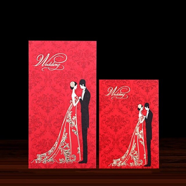 Red Brocade Gift Envelopes for Auspicious Giving