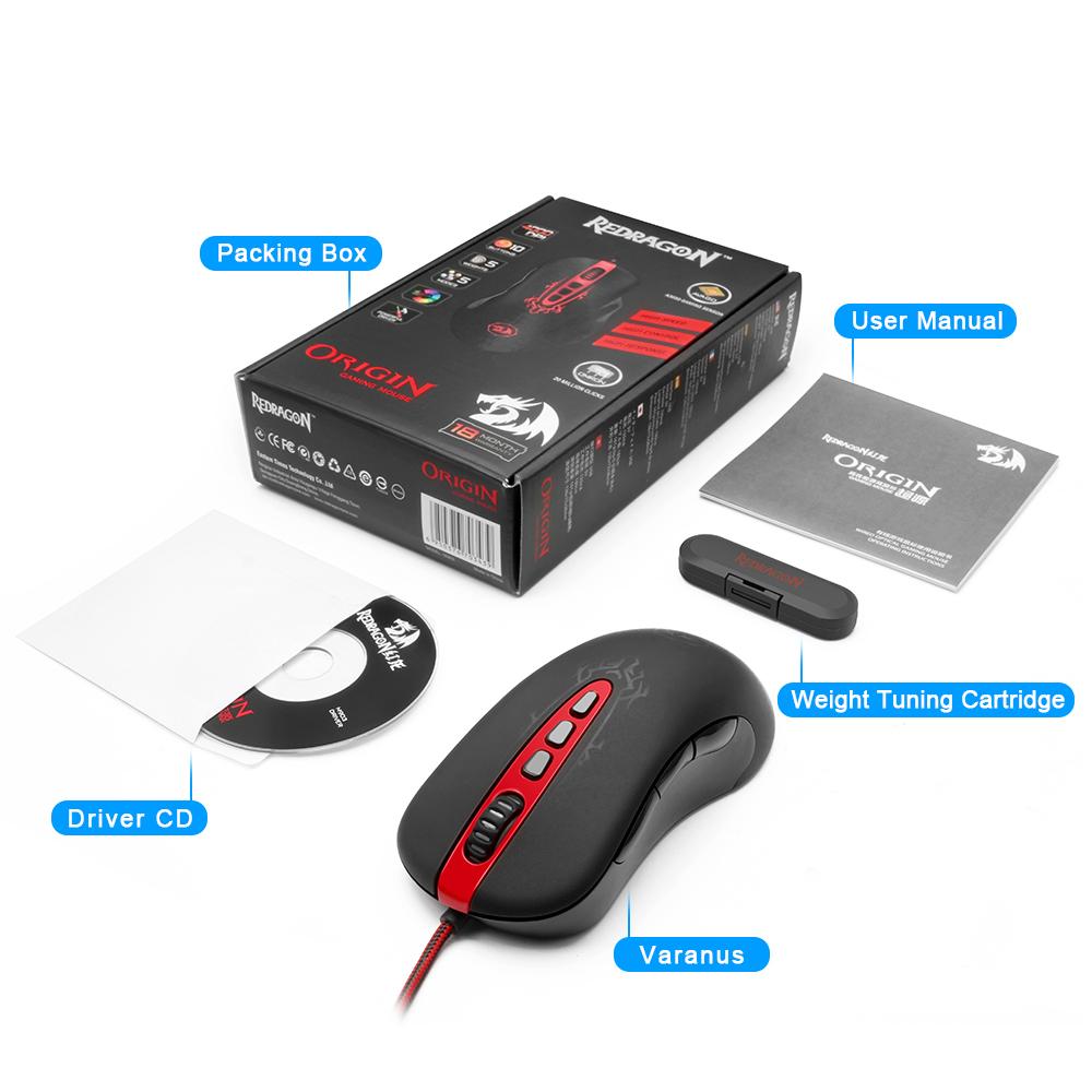 Wired Gaming Mouse 3200 DPI, RGB & 5 Programmable Buttons