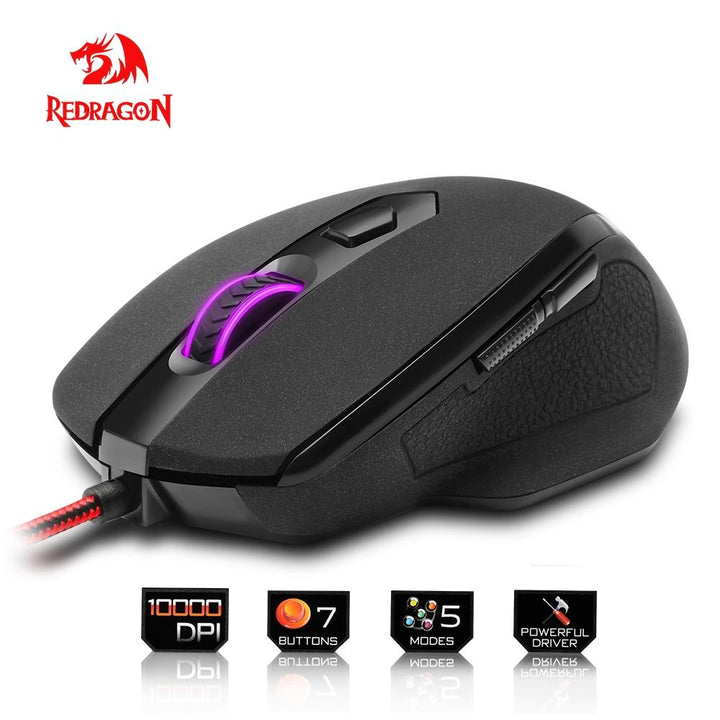 Gaming Mouse with 10000 DPI and 7 Programmable Buttons