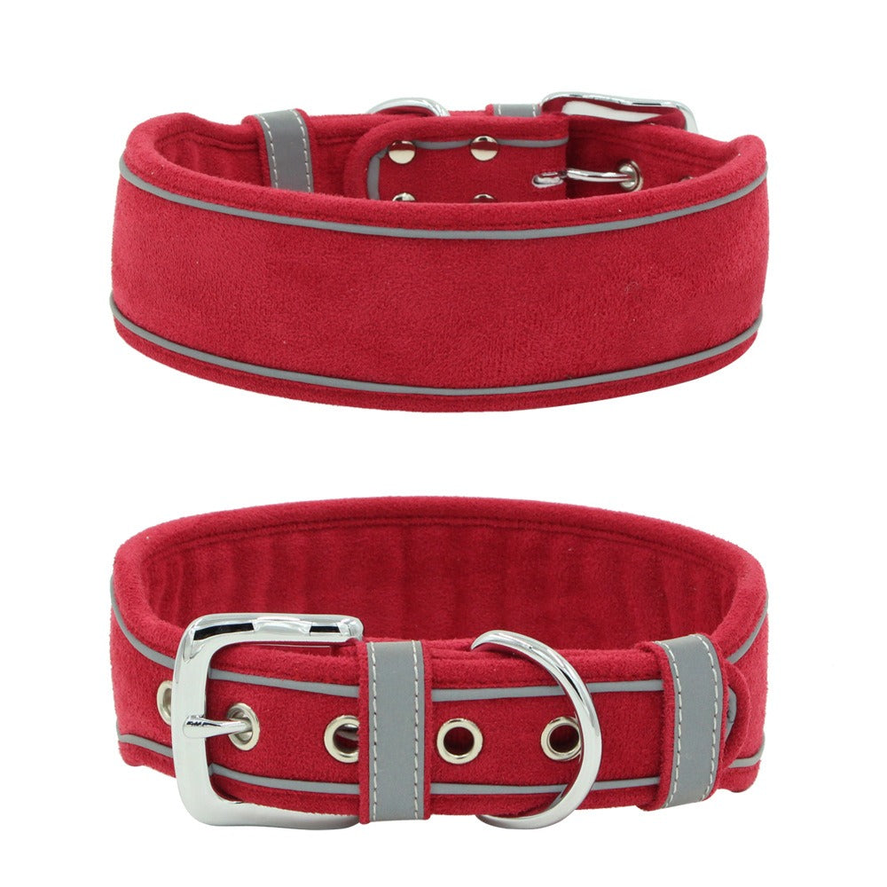 Reflective Rhinestone Dog Collar for Glamorous Walks