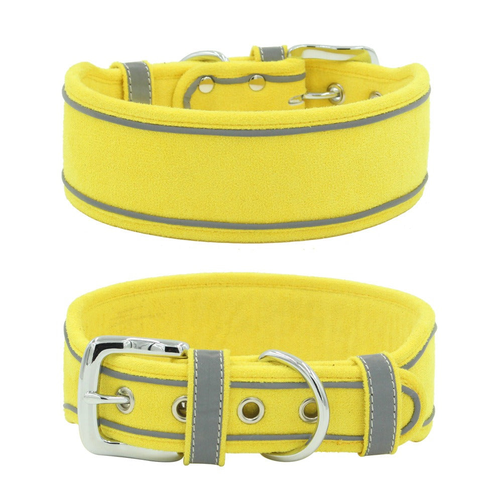 Reflective Rhinestone Dog Collar for Glamorous Walks