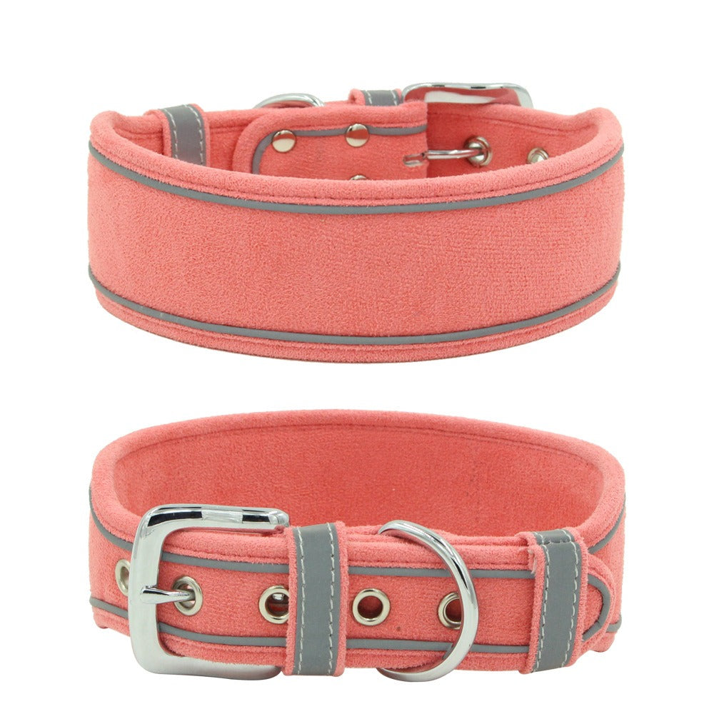 Reflective Rhinestone Dog Collar for Glamorous Walks