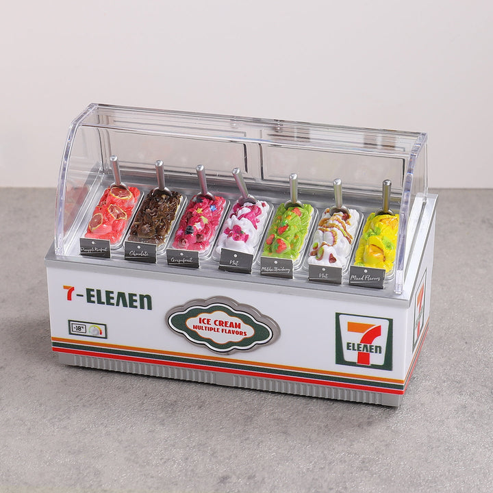 Mini Ice Cream Freezer Magnet Display Model