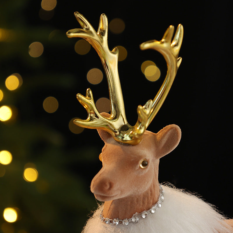 Reindeer Christmas Decor for a Woodland Scene
