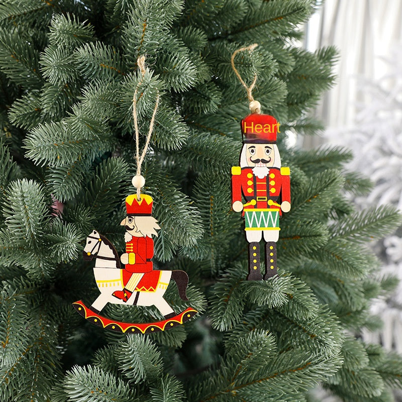 Wooden Christmas Ornaments - Nostalgic Tree Decor