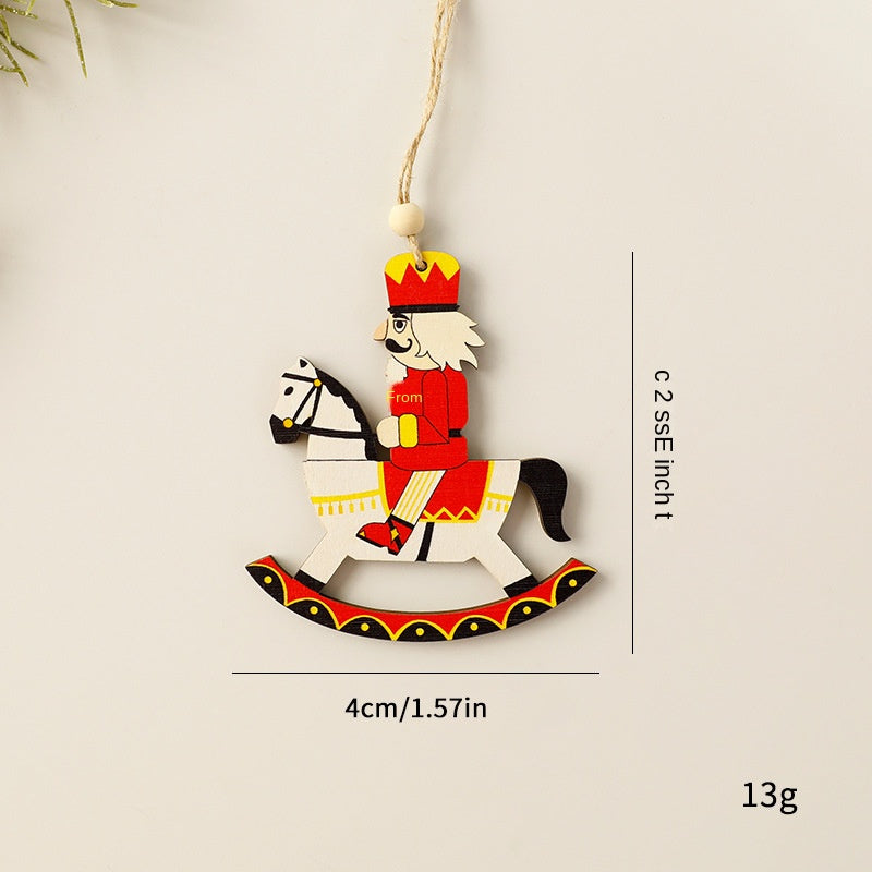 Wooden Christmas Ornaments - Nostalgic Tree Decor
