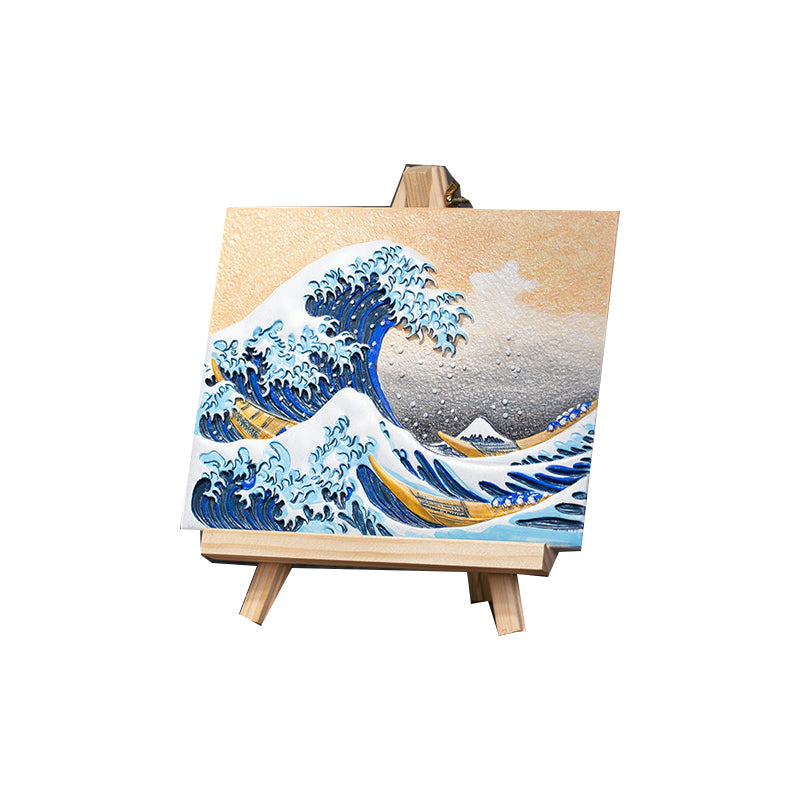 3D Great Wave Painting Kit for Relaxing Home Decor