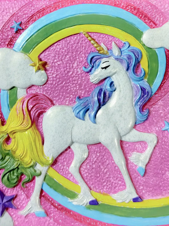 Relief Unicorn Painting Kit for Colorful DIY Decor