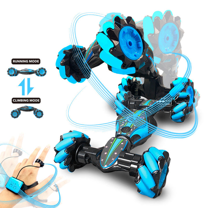 Gesture-Controlled Stunt RC Car for Off-Road Play