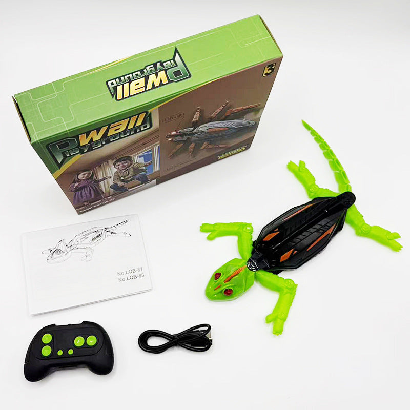 Wall-Climbing Gecko Robot Remote Control Toy for Kids