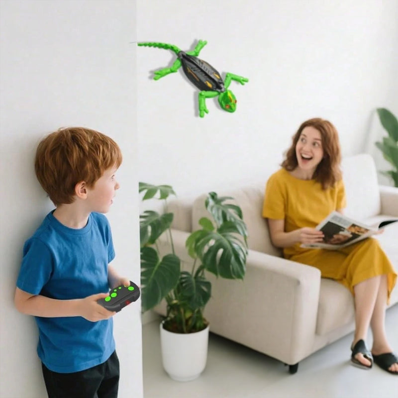 Wall-Climbing Gecko Robot Remote Control Toy for Kids