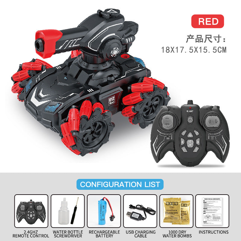 Remote Control Battle Tank With Water-Bomb Action