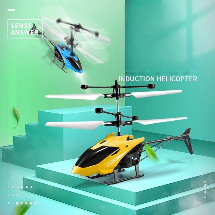 Gesture-Controlled Flying Helicopter Toy for Indoor Fun