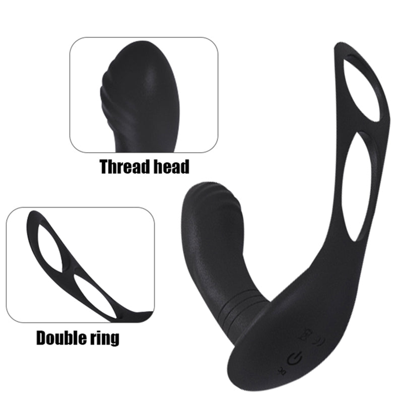 Remote Prostate Vibrator for Hands-Free Couples Play