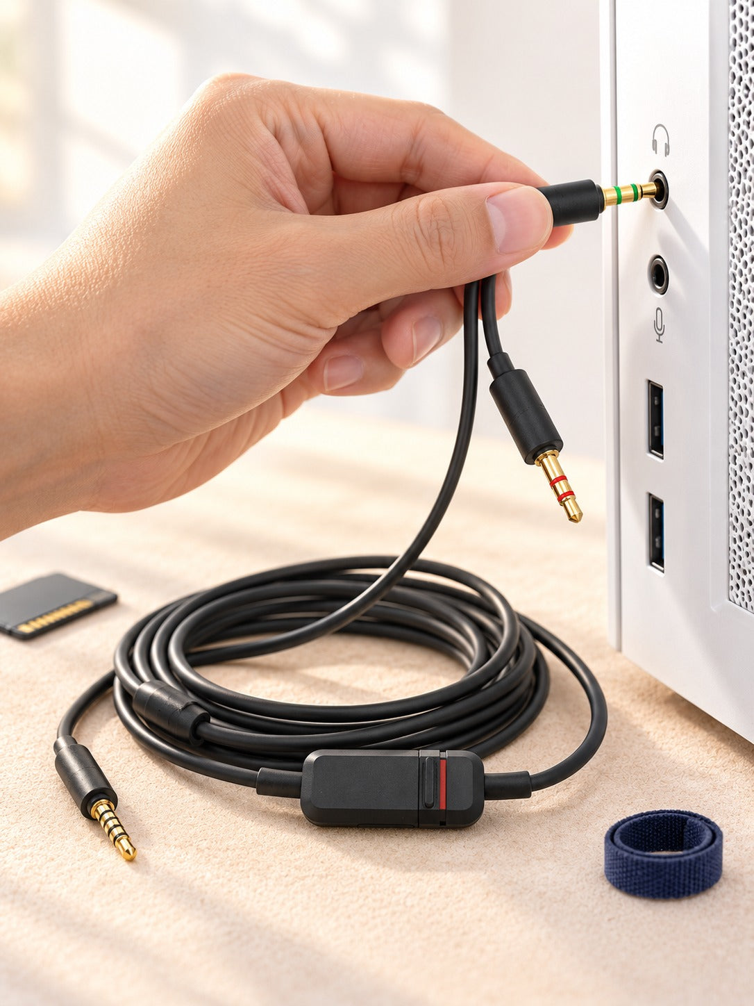 Replacement Headphone Cable for Baiya MMX300 Computer