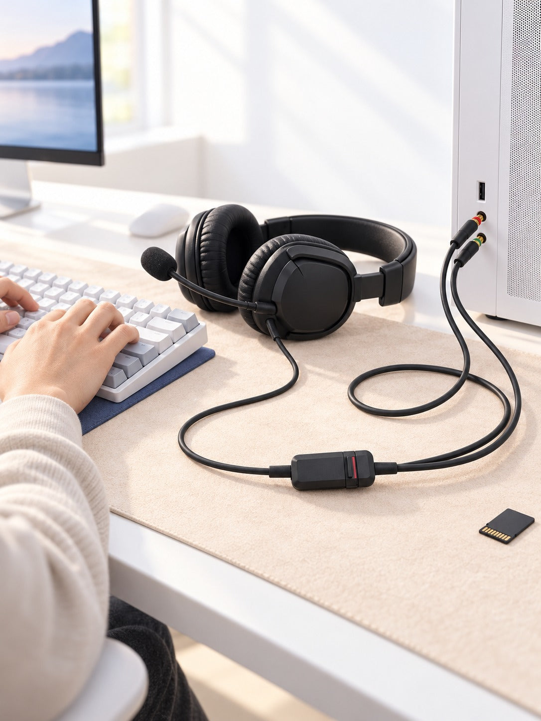 Replacement Headphone Cable for Baiya MMX300 Computer