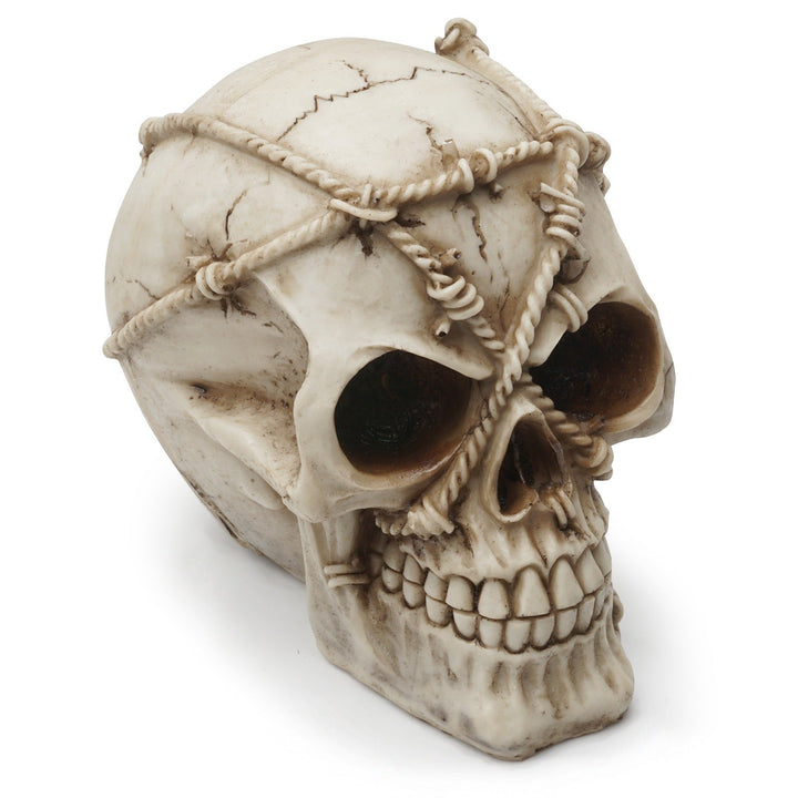 Resin Skull Sculpture for Dramatic Gothic Display