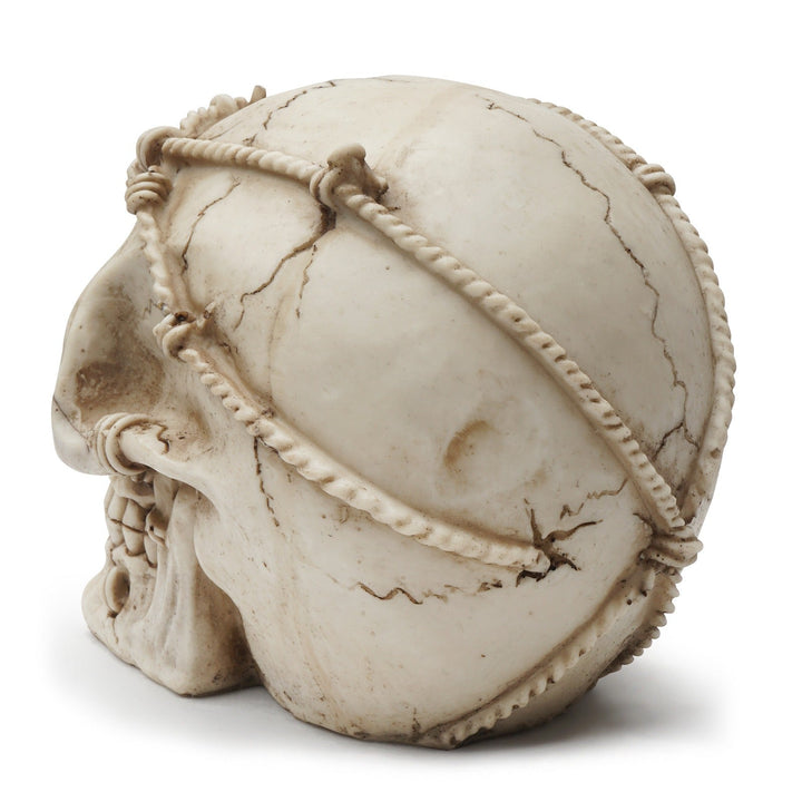 Resin Skull Sculpture for Dramatic Gothic Display