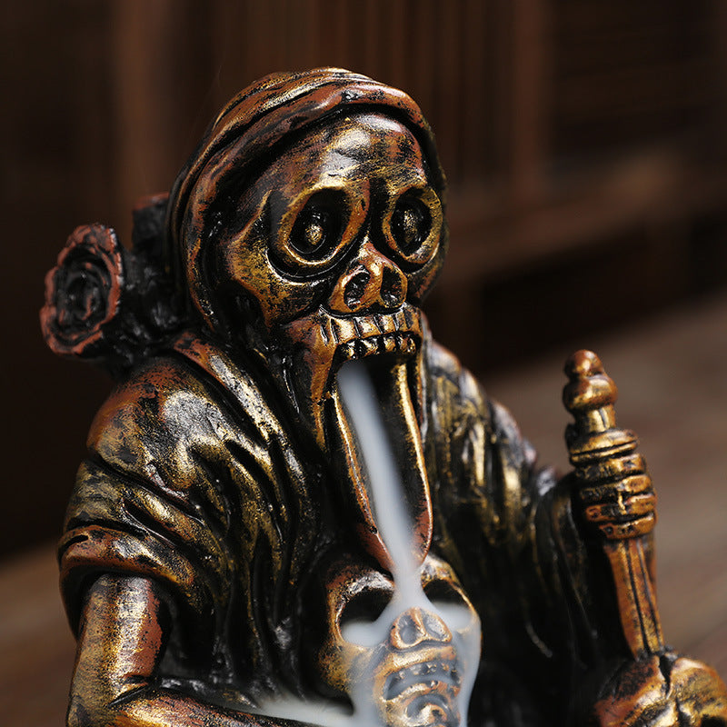 Skull Ghost Incense Burner for Mesmerizing Smoke Flow