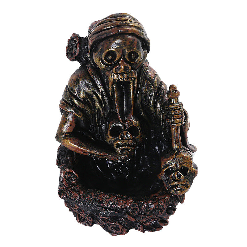 Skull Ghost Incense Burner for Mesmerizing Smoke Flow