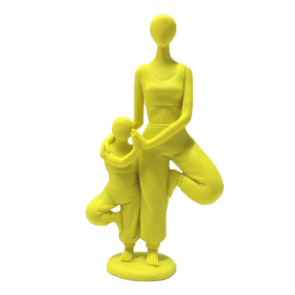 Yoga Figurines: Yoga Pose Statues for Room & Bedroom Decor