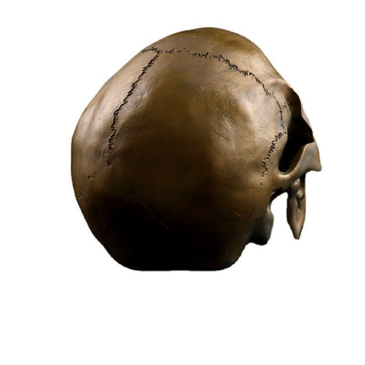Antique Bronze Skull Decor for Gothic-Style Home Interiors