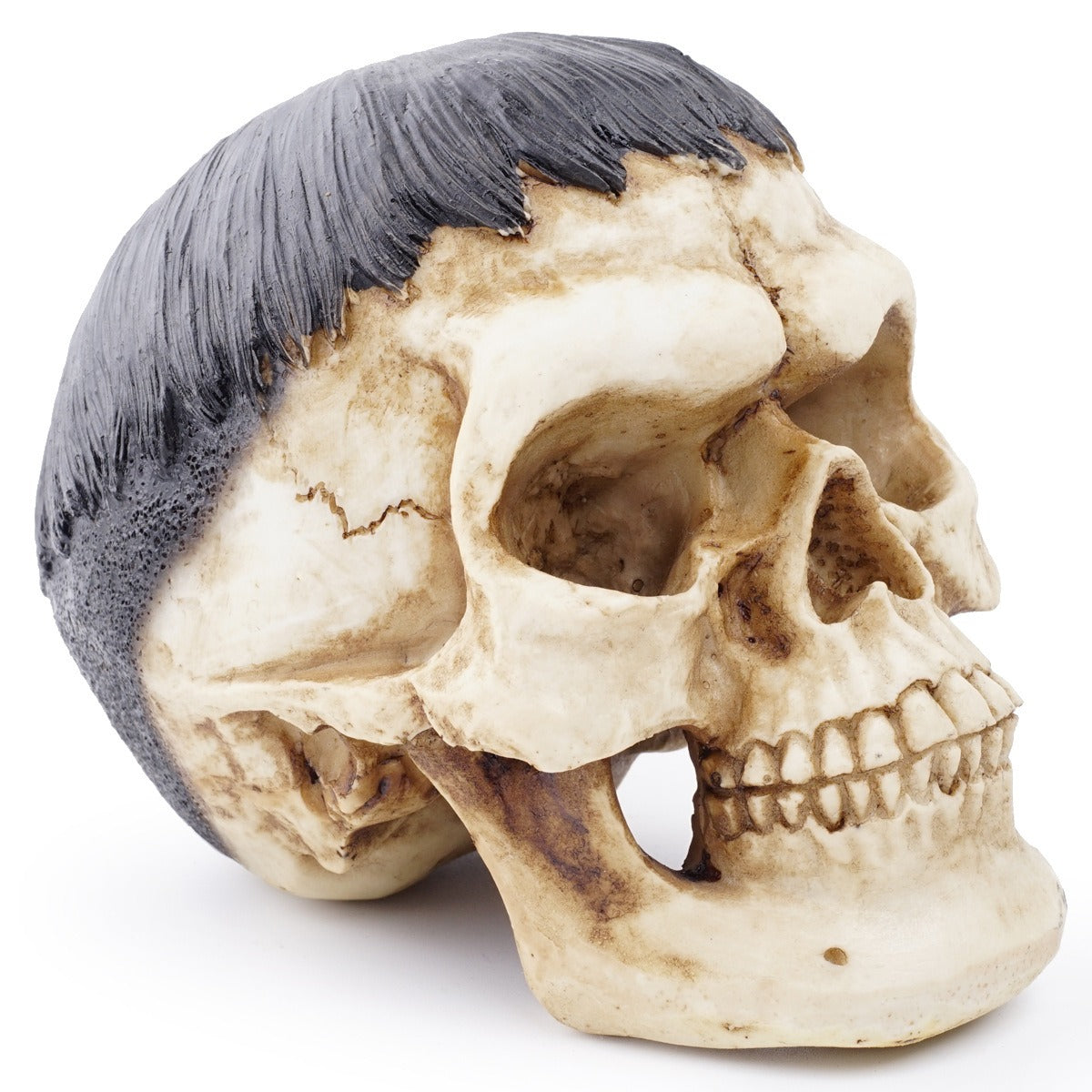 Resin Skull Ornament for Dramatic Gothic Home Decor