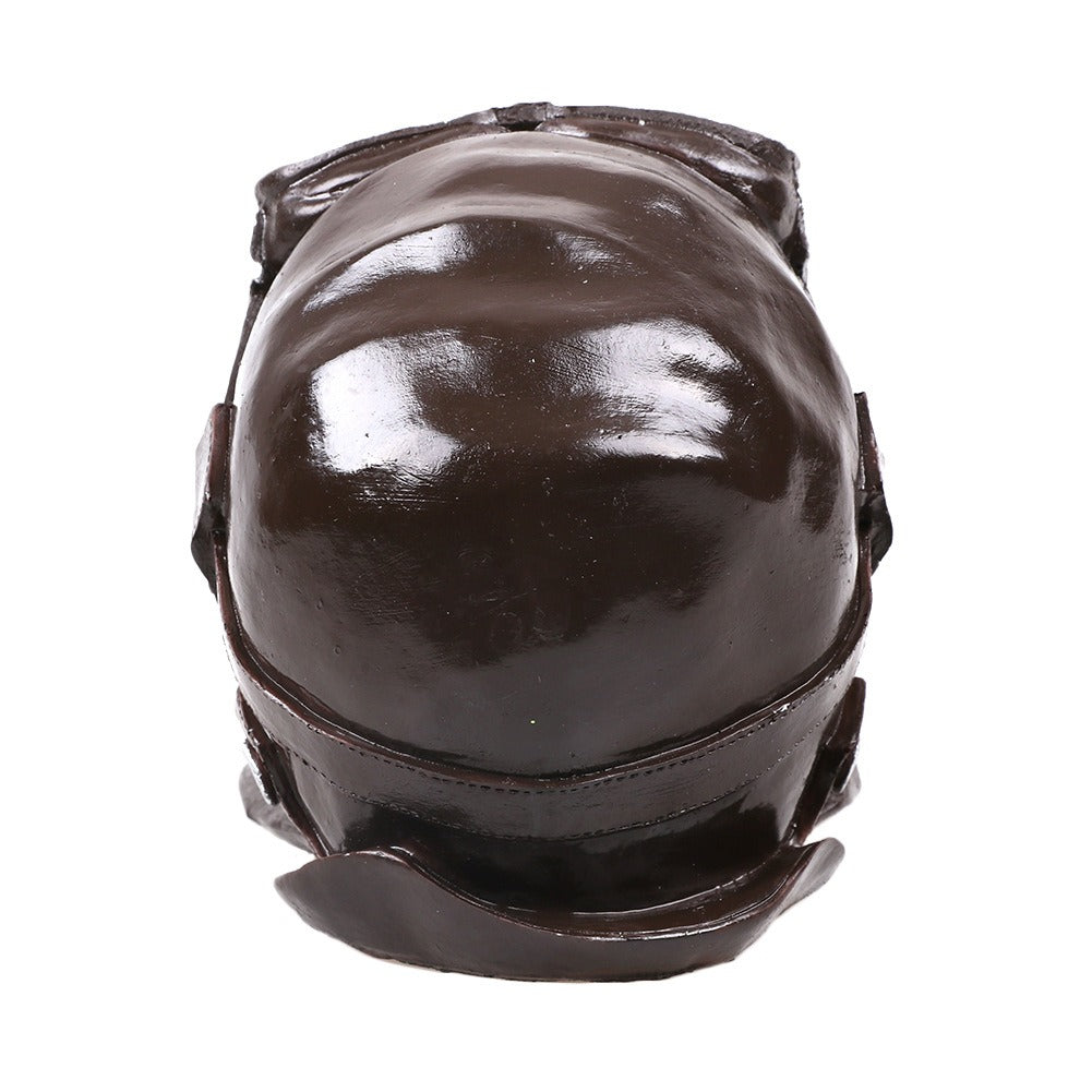 Resin Skull Ornament: Gothic Pilot Display Accent