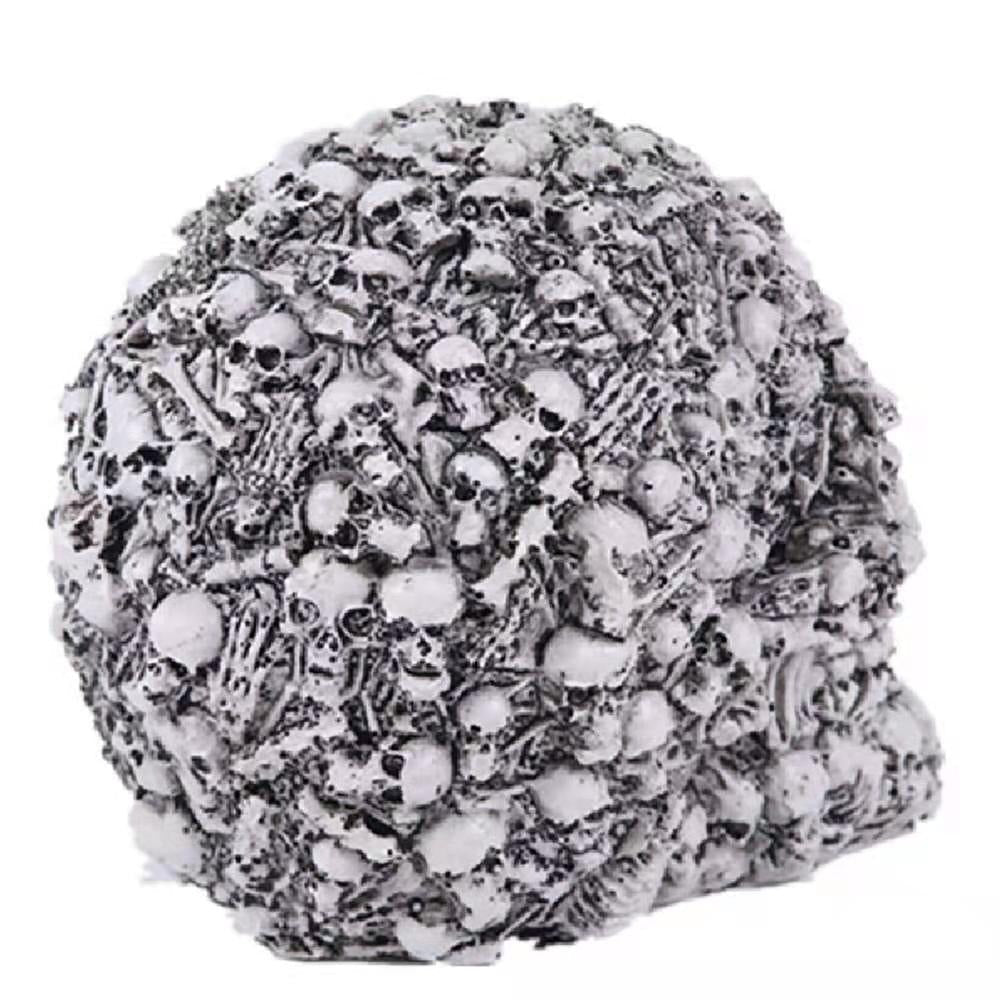 Resin Skull Ornament for Dramatic Gothic Home Displays