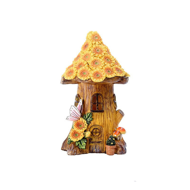 Solar Fairy Tree House Light for Garden Patio Glow
