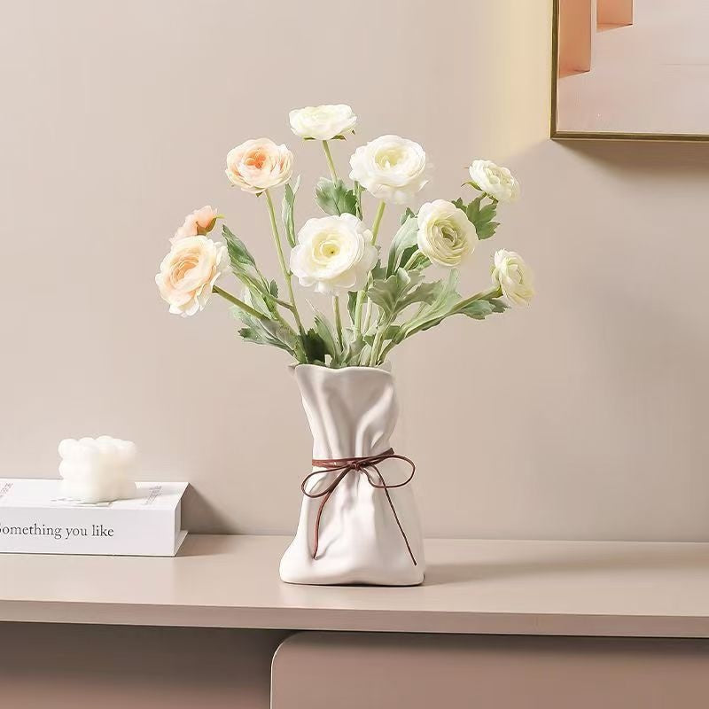 Resin Vase for Living Rooms | Sculptural Table Decor