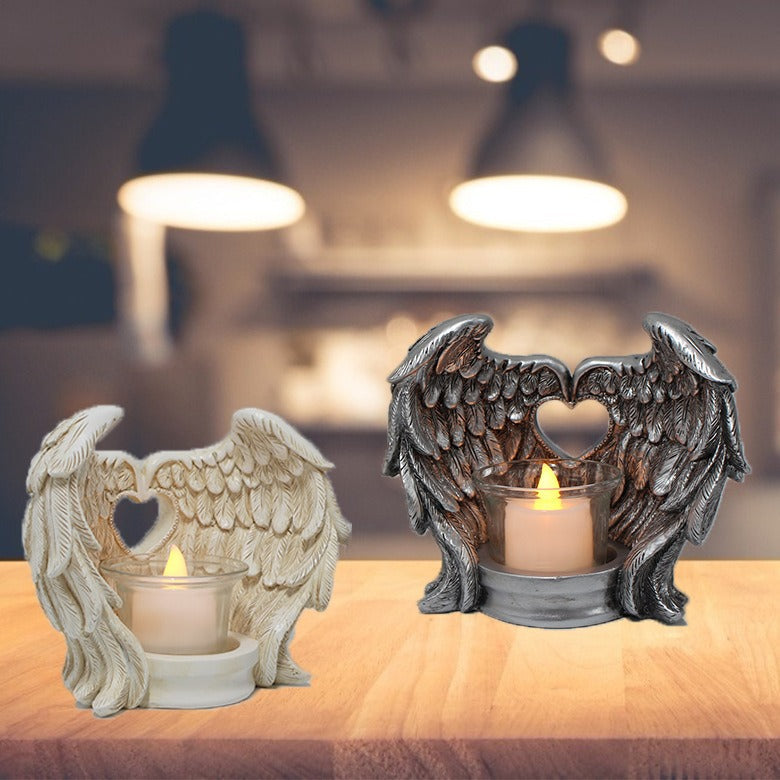 Resin Wing Candlestick Holder for Romantic Candlelight