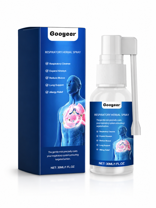Respiratory Herbal Spray — Natural Throat Relief & Phlegm