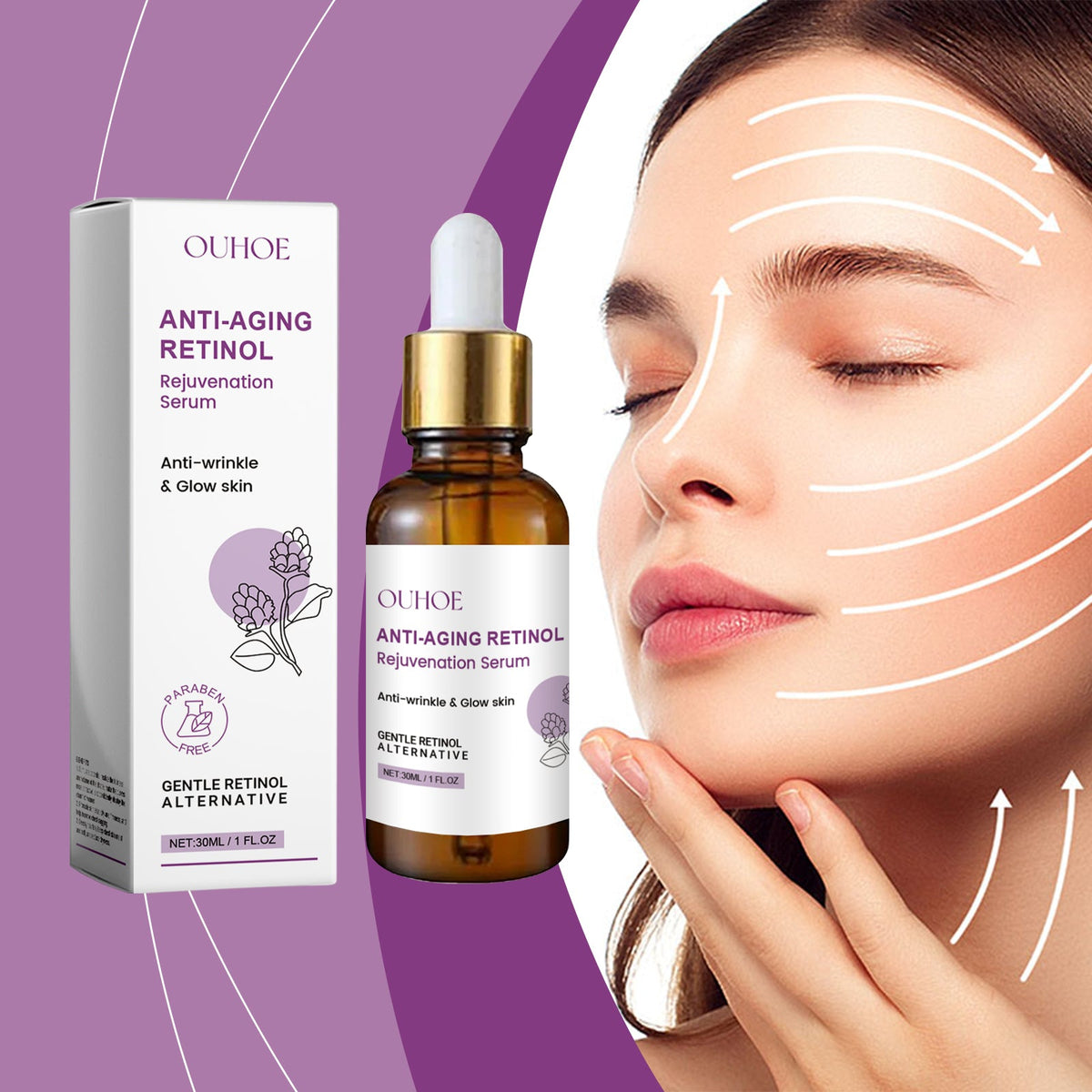Retinol Anti-Wrinkle Serum for Fine Lines & Firmness