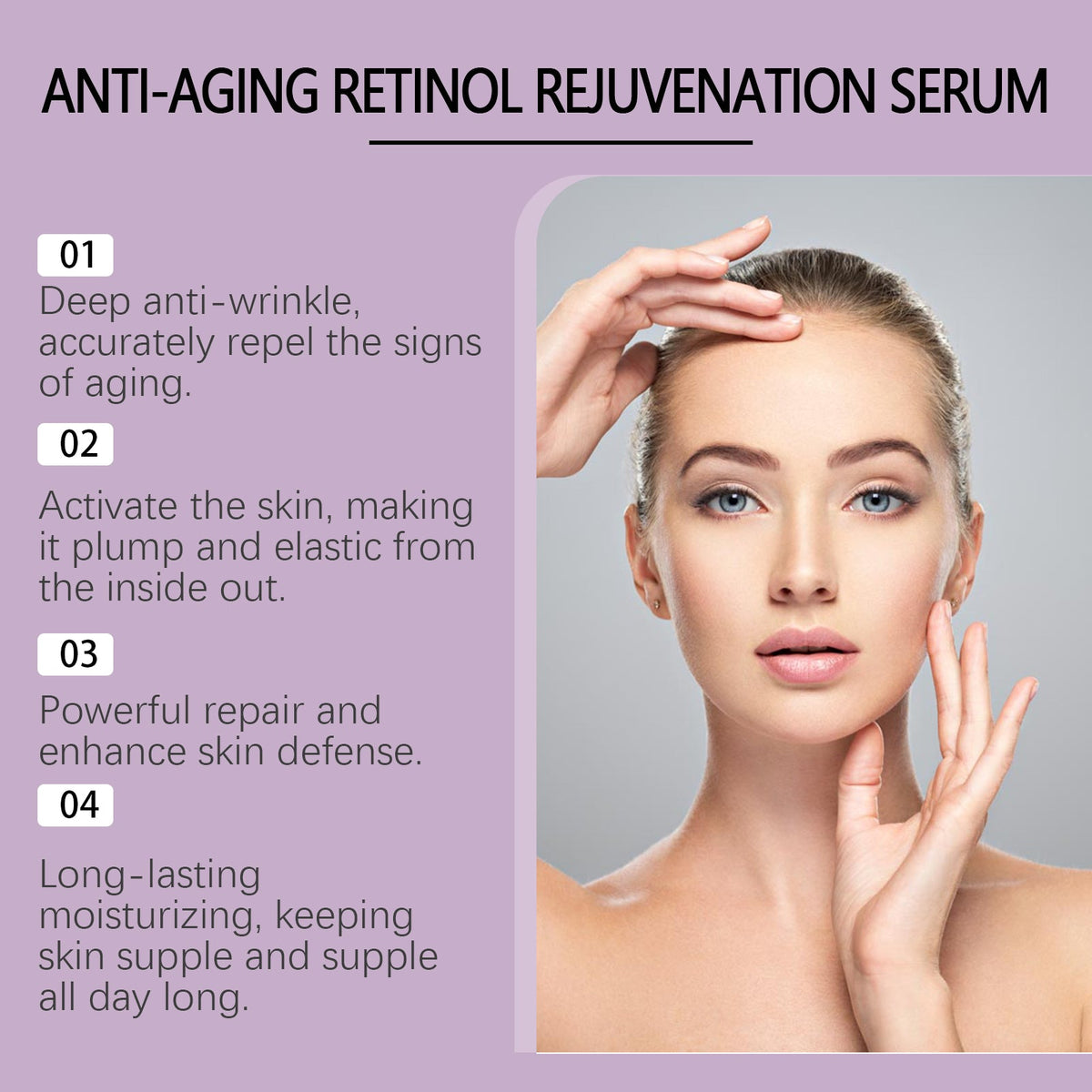 Retinol Anti-Wrinkle Serum for Fine Lines & Firmness