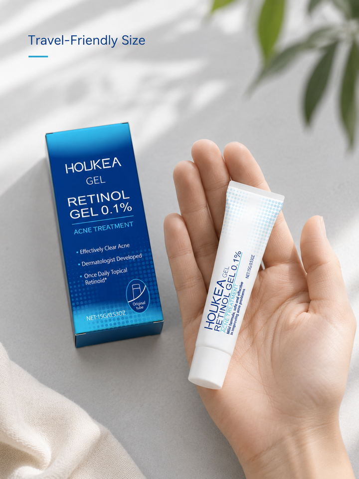 Retinol Gel 0.1% — Acne Treatment for Clearer Skin in 4 Weeks