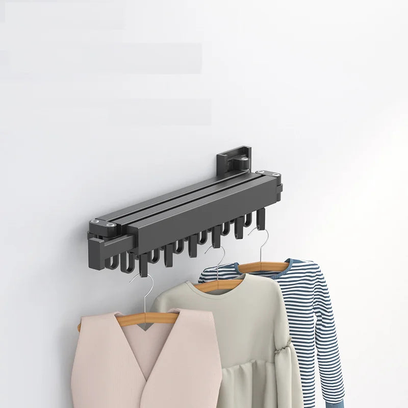 Wall-Mounted Drying Rack for Small-Space Laundry Rooms