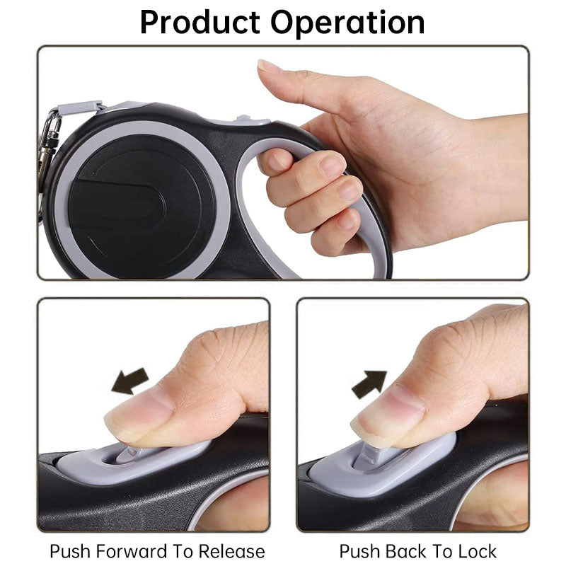 Retractable Dog Leash for Secure, Flexible Daily Walks