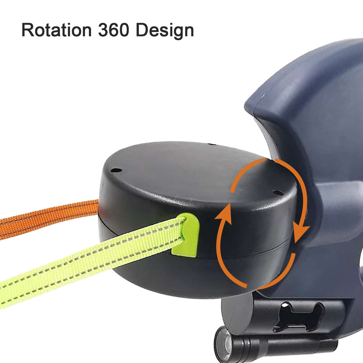 Dual Retractable Dog Leash for Two Tangle-Reduced Walks