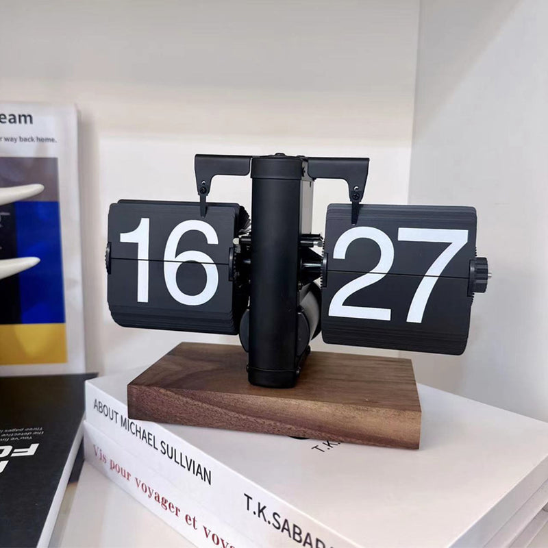 Retro Flip Digital Clock for Stylish Desktop Decor