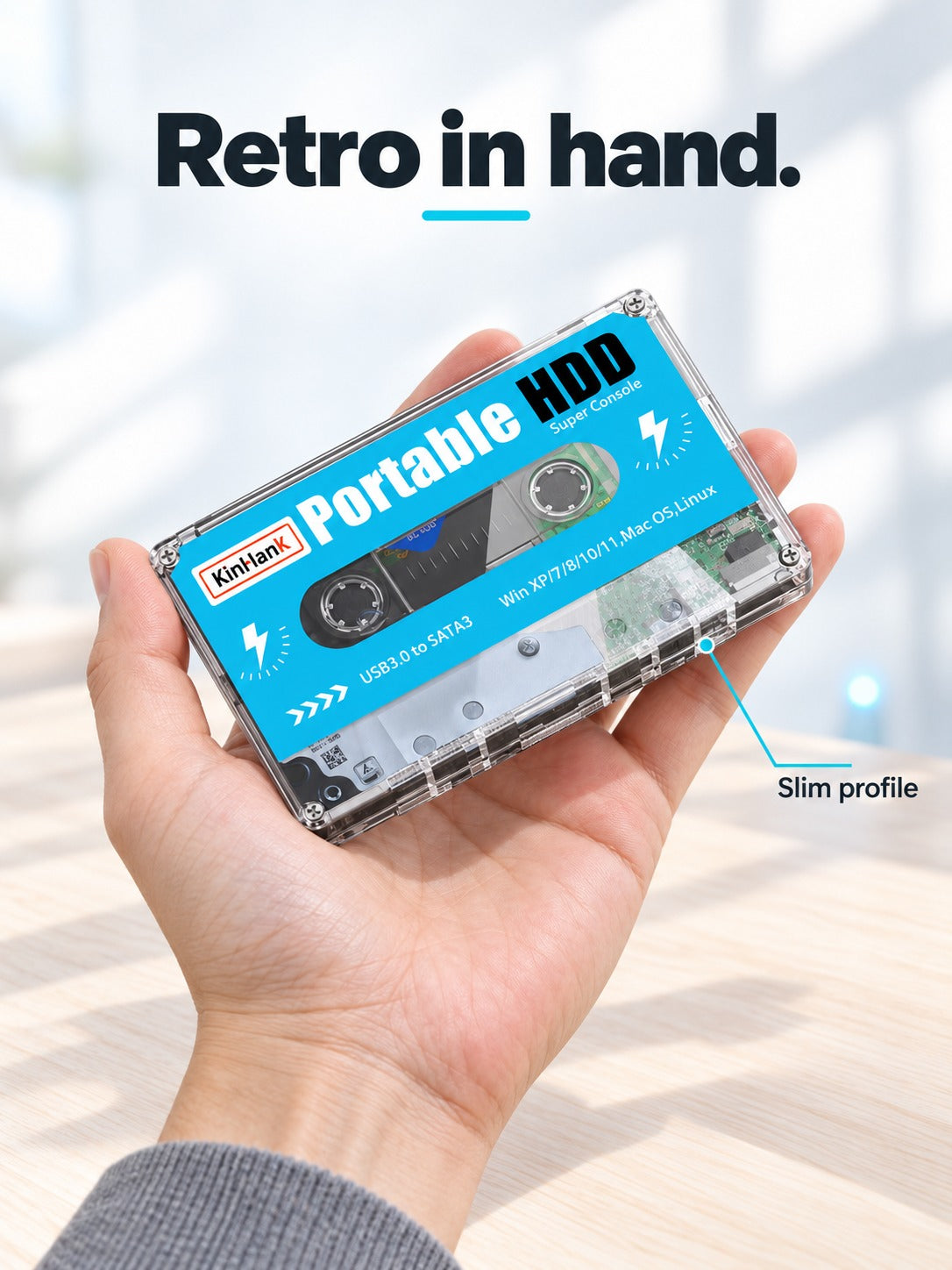 Retro Game Portable Hard Drive 500GB for Batocera