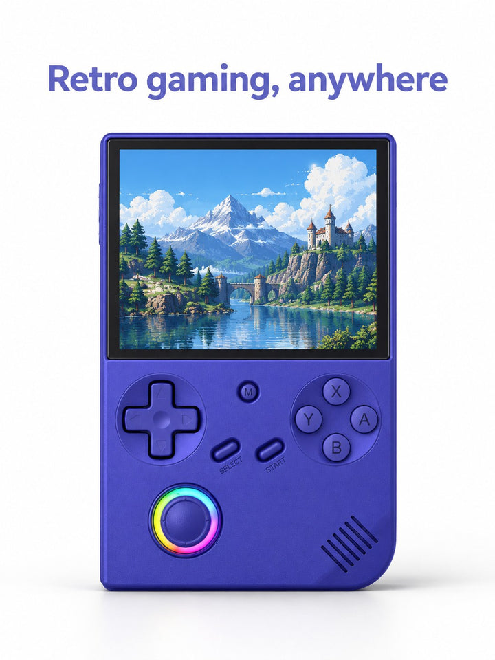 Retro Handheld Game Console, Vertical 4-Inch IPS Screen