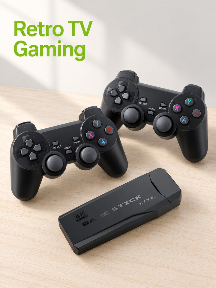 Retro TV Game Console With 2 Wireless Controllers