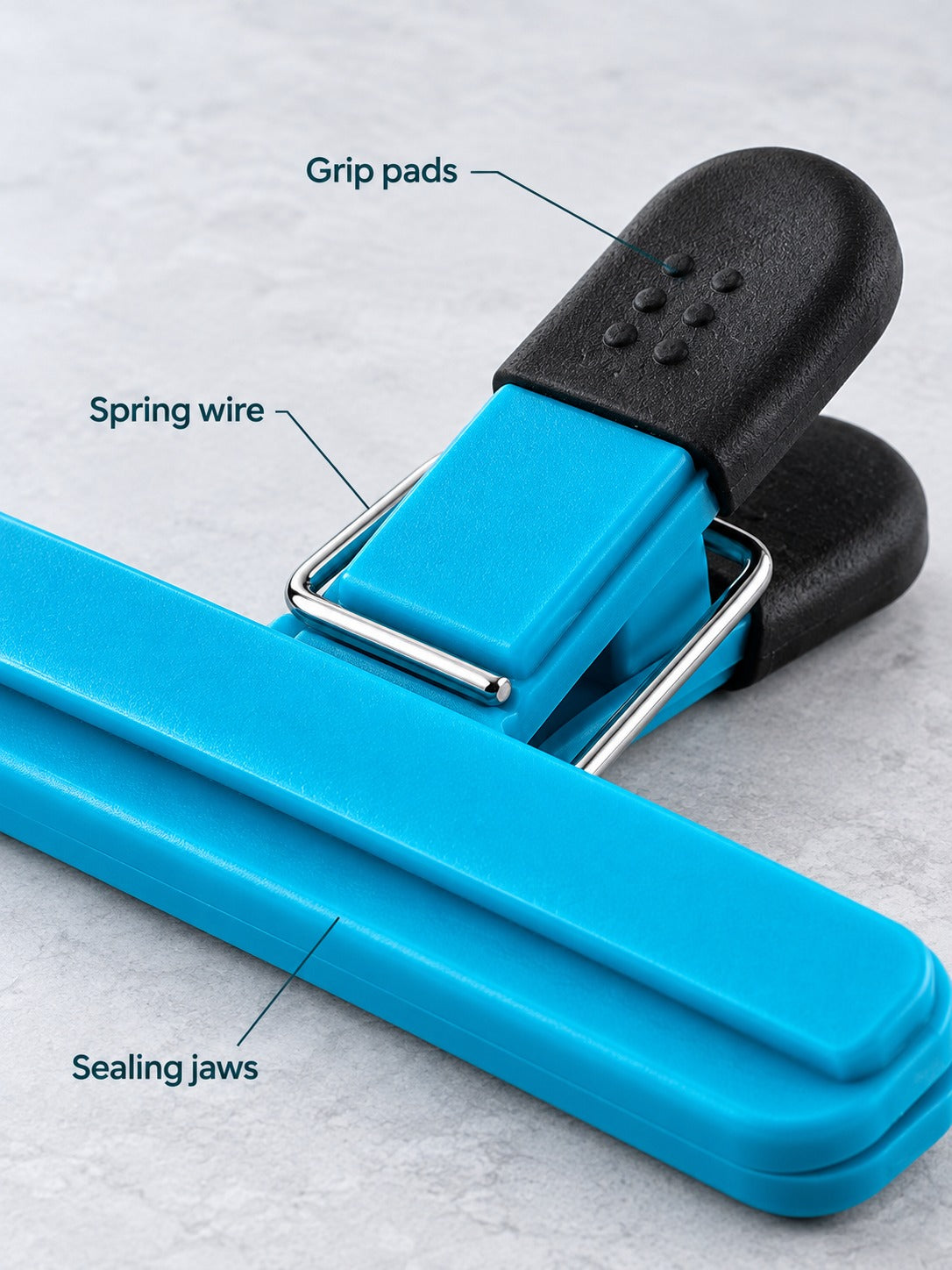 Reusable Food Bag Sealing Clips to Keep Snacks Crisp
