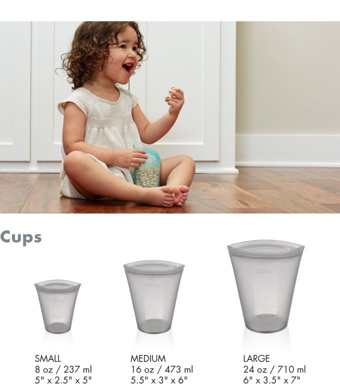 Reusable Silicone Food Storage Bags with Zipper Seal