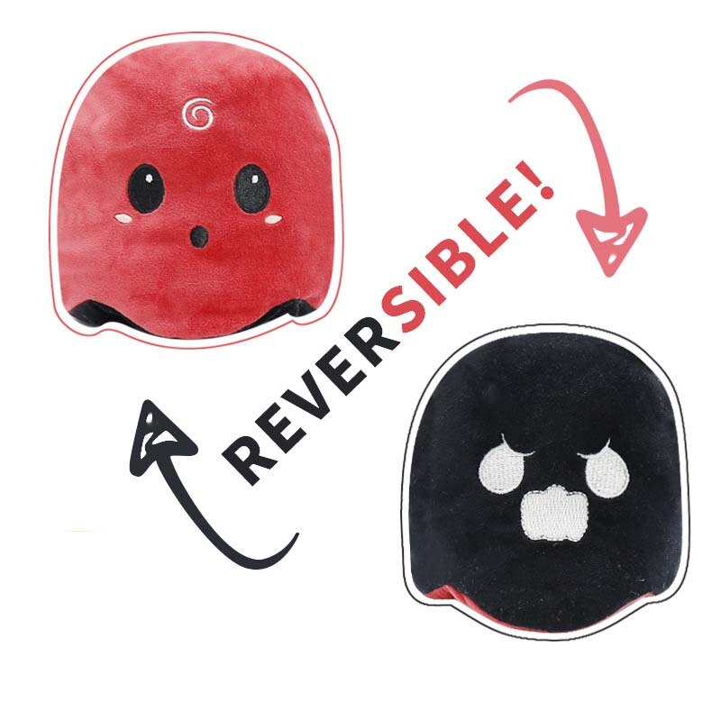 Reversible Flip Plush Toy - Ghost to Santa Snowman Doll