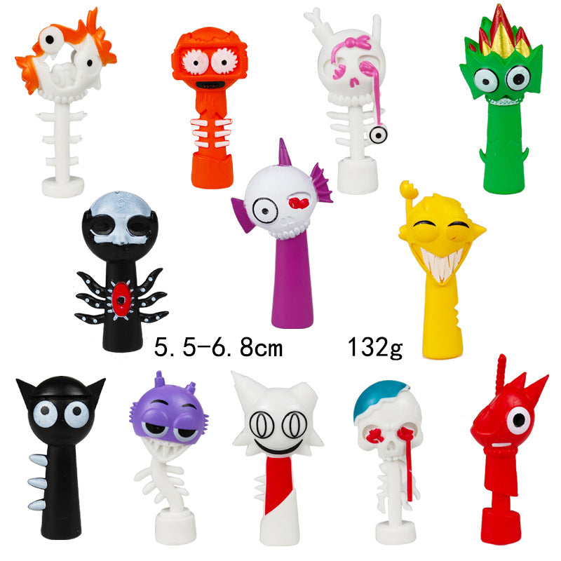 Collectible Character Ornaments for Colorful Desks